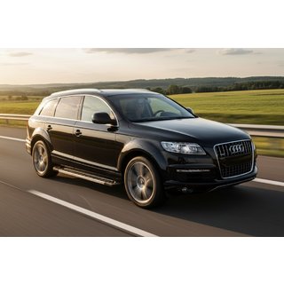 Боковые пороги RedLine V1 (2 шт., алюминий) Audi Q7 2005-2015 гг. фото 1