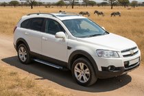 Chevrolet Captiva 2006-2019 гг. Боковые Подножки Line (2 шт., Алюминий) фото 1