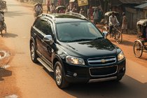 Chevrolet Captiva 2006-2019 гг. Боковые Подножки Maydos V1 (2 шт., Алюминий и Нержавейка) фото 1
