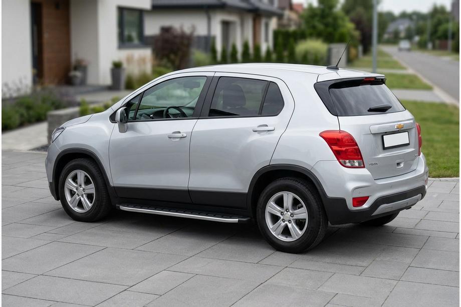 Chevrolet Trax 2012-2023 гг. Боковые Подножки Fullmond (2 шт., Алюминий) Image