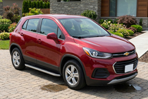 Chevrolet Trax 2012-2023 гг. Боковые Подножки Tayga Grey (2 шт., Алюминий) фото 1