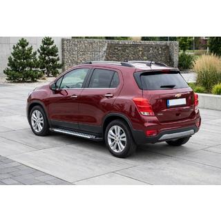 Боковые Подножки Line (2 шт., Алюминий) Chevrolet Trax 2012-2023 гг. фото 1