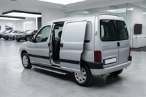 Citroen Berlingo 1996-2008 гг. Боковые Подножки Fullmond (2 шт., Алюминий) фото 1