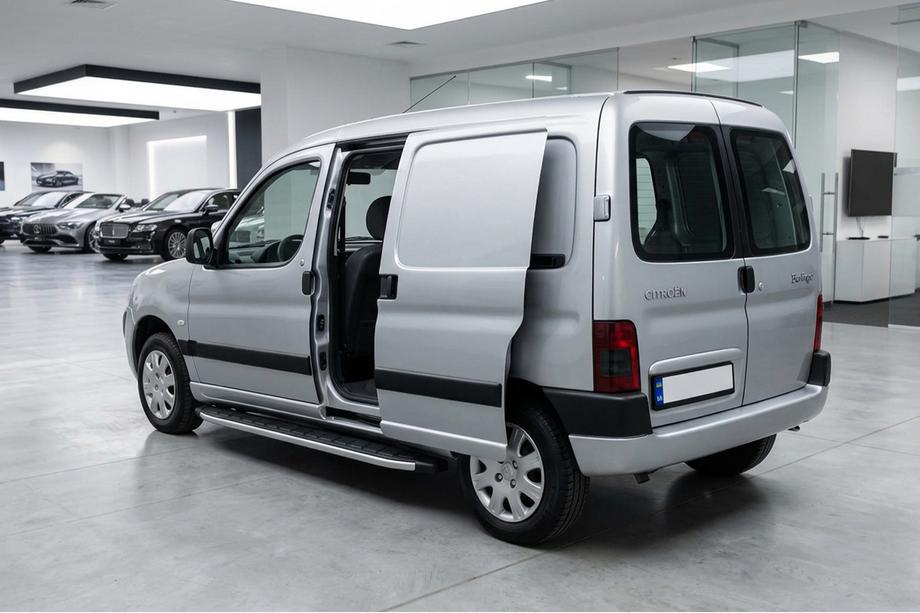 Citroen Berlingo 1996-2008 гг. Боковые Подножки Fullmond (2 шт., Алюминий) Image
