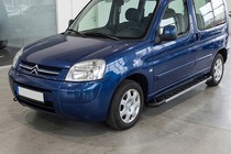 Citroen Berlingo 1996-2008 гг. Боковые пороги RedLine V1 (2 шт., алюминий) фото 1