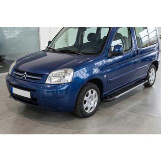 Боковые пороги RedLine V1 (2 шт., алюминий) Citroen Berlingo 1996-2008 гг. фото 1