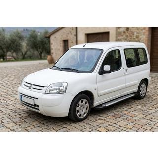 Боковые Подножки Line (2 шт., Алюминий) Citroen Berlingo 1996-2008 гг. фото 1