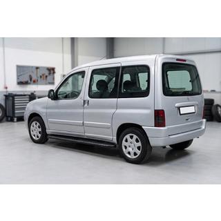 Боковые пороги Bosphorus Black (2 шт., алюминий) Citroen Berlingo 1996-2008 гг. фото 1