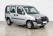 Fiat Doblo I 2001-2005 гг. Боковые Подножки Allmond Grey (2 шт., Алюминий) фото 1