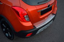 Chevrolet Trax 2012-2023 гг. Накладка на задний бампер OmsaLine Нержавейка фото 8