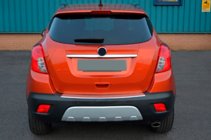 Chevrolet Trax 2012-2023 гг. Накладка на задний бампер OmsaLine Нержавейка фото 3