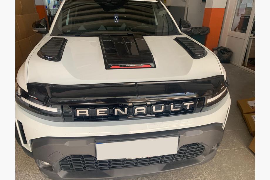 Renault Duster 2024- гг. Дефлектор капота EuroCap Image