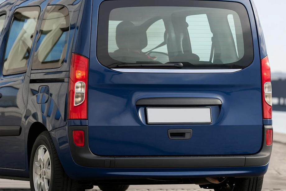 Mercedes Citan 2013-2021 гг. Молдинг стекла багажника нержавейка Image