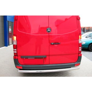 Задняя Защита AK002 (Нержавейка) Mercedes Sprinter W906 2006–2018 гг. фото 1