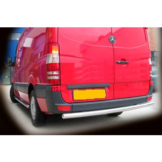 Задняя Защита AK002 (Нержавейка) Mercedes Sprinter W906 2006–2018 гг. фото 2