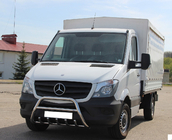 Mercedes Sprinter W906 2006–2018 гг. Кенгурятник WT003 (нержавейка) 60мм, с надписью фото 7