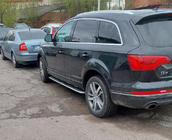 Audi Q7 2005-2015 гг. Боковые Подножки OEM (2 шт., Алюминий) фото 8
