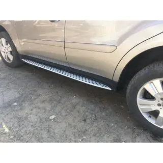 Боковые Подножки OEM (2 шт., Алюминий) Mercedes ML W164 2005-2011 гг. фото 4