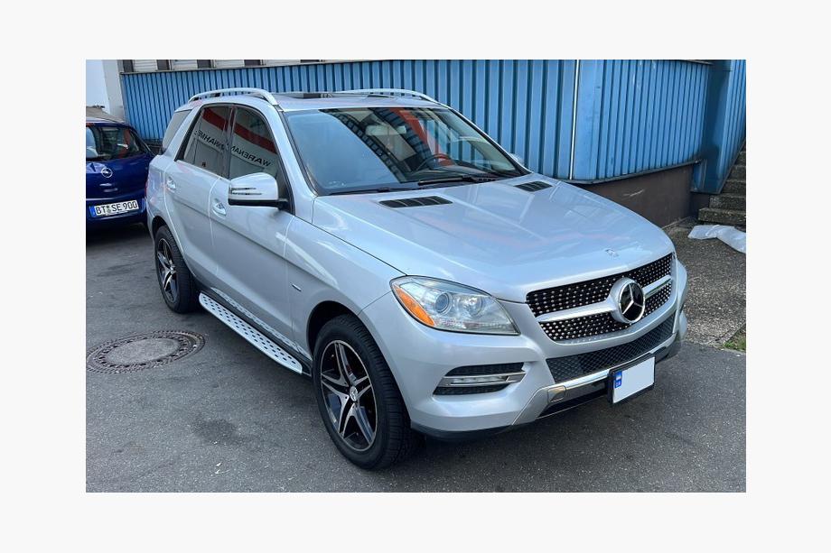 Mercedes GLE/ML class W166 2011-2018 гг. Боковые пороги Оригинальный дизайн (2 шт., Алюминий) Image