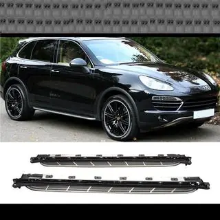 Боковые Подножки OEM (2 шт., Алюминий) Porsche Cayenne 2010-2017 гг. фото 3