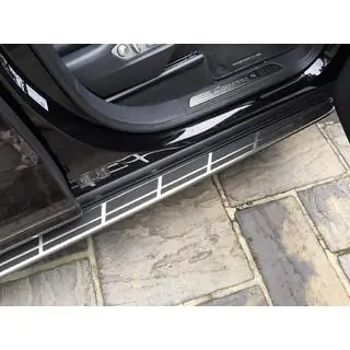 Боковые Подножки OEM (2 шт., Алюминий) Porsche Cayenne 2010-2017 гг. фото 2