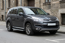Citroen C-Crosser 2007-2013 гг. Боковые Подножки Fullmond (2 шт., Алюминий) фото 3