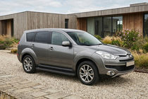 Citroen C-Crosser 2007-2013 гг. Боковые Подножки Allmond Black (2 шт., Алюминий) фото 1