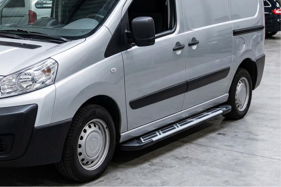 Citroen Jumpy 2007–2017 гг. Боковые Подножки Sunrise (2 шт., Алюминий) Image