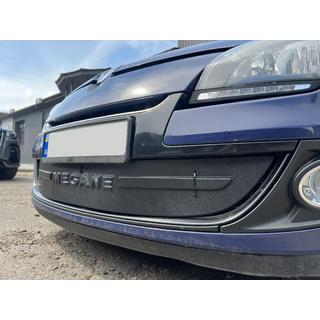 Зимняя накладка на решетку радиатора (2009-2013, нижняя) Renault Megane III 2009-2016 гг. фото 4