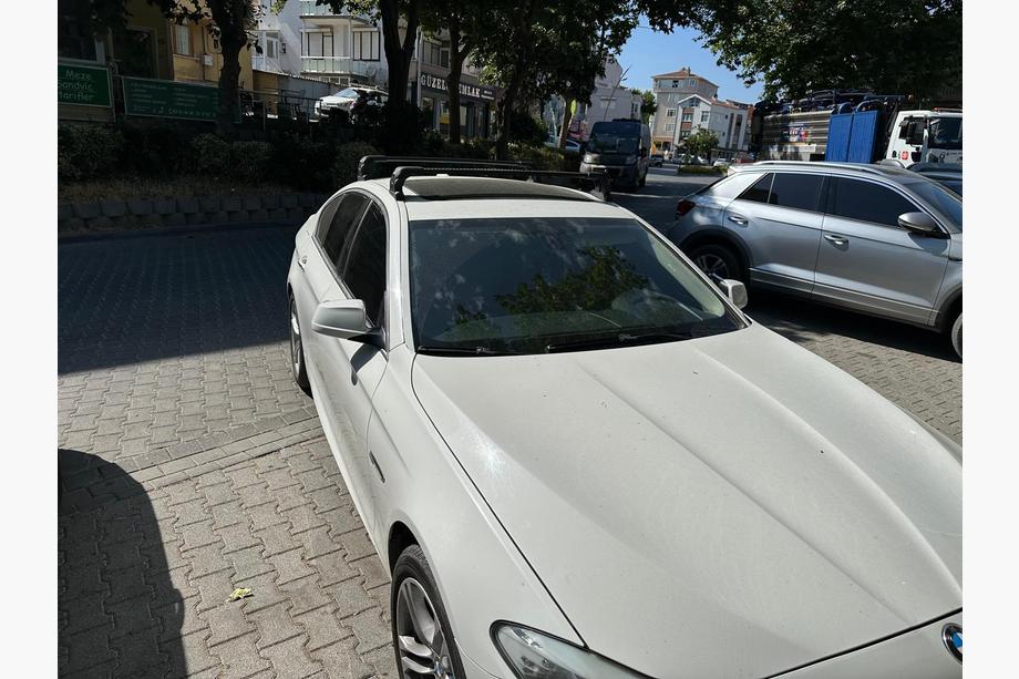 BMW 5 серия F10/F11 2010–2016 гг. Багажник (поперечины) на штатные места Ecem V3 (2 шт) Серый, 110 см Фото 3