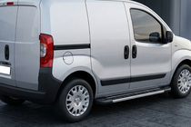 Fiat Fiorino/Qubo 2008-2024 гг. Боковые пороги RedLine V1 (2 шт., алюминий) фото 1