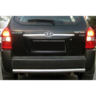 Задняя дуга AK002 (нерж. сталь) Hyundai Tucson JM 2004- гг. фото 3