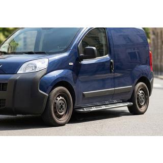Боковые Подножки Sunrise (2 шт., Алюминий) Peugeot Bipper 2008-2017 гг. фото 1