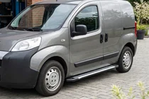 Peugeot Bipper 2008-2017 гг. Боковые Подножки Line (2 шт., Алюминий) фото 1