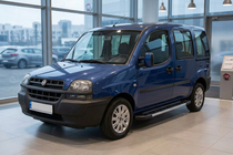 Fiat Doblo I 2001-2005 гг. Боковые пороги RedLine V1 (2 шт., алюминий) фото 1