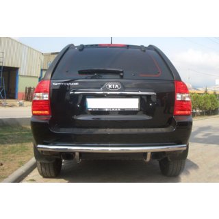 Задняя дуга AK002 (нерж. сталь) Kia Sportage 2004-2010 гг. фото 1