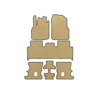 Коврики EVA (3 ряда, Бежевые) Renault Scenic/Grand 2003-2009 гг.