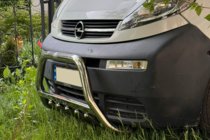 Opel Vivaro 2001–2015 гг. Кенгурятник WT003-4 (нержавейка) Без надписи фото 4