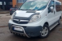 Opel Vivaro 2001–2015 гг. Кенгурятник WT003-4 (нержавейка) Без надписи фото 8