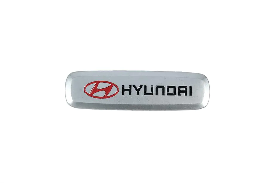 Hyundai Алюминиевый шильдик для ковриков (1 шт) Image