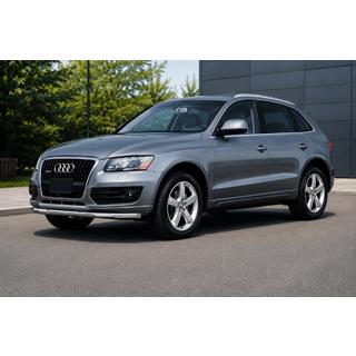 Передняя защита ST008 (нержавейка) Audi Q5 2008-2017 гг. фото 1