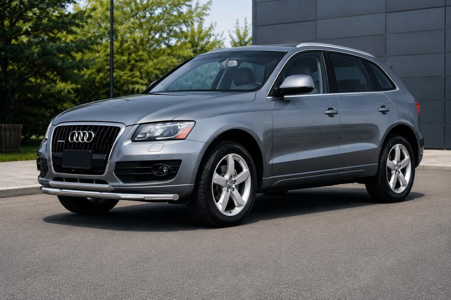 Audi Q5 2008-2017 гг. Передняя защита ST008 (нержавейка) Image