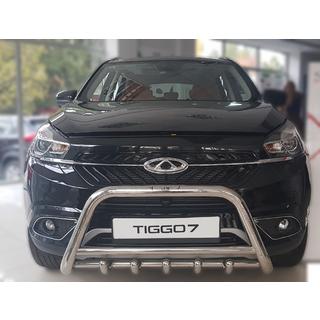 Кенгурятник WT003 (нержавейка) Chery Tiggo 7 2016-2019 гг. фото 1