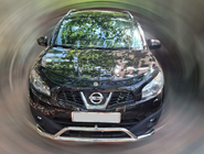 Nissan Qashqai 2007-2010 гг. Передняя защита (нержавейка) фото 1