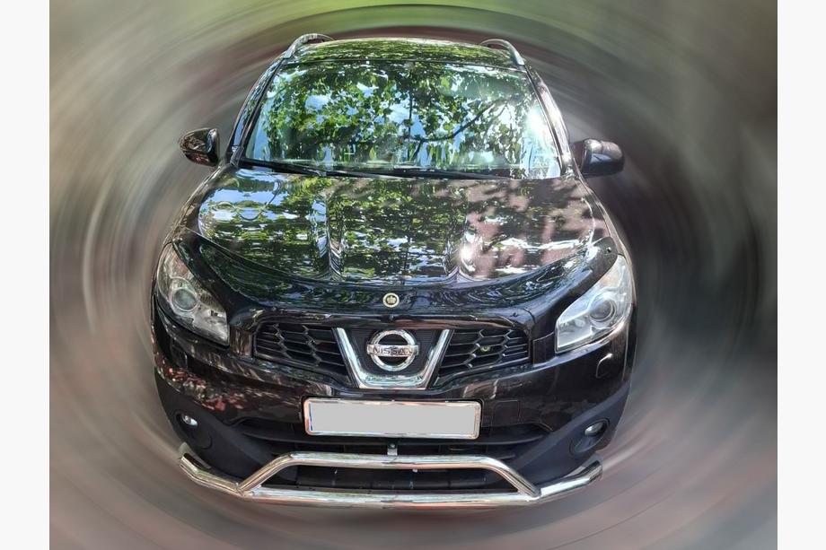 Nissan Qashqai 2010-2014 гг. Передняя защита (нержавейка) Image