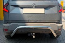 Dacia Duster 2024- гг. Задняя защита AK007 (нержавейка) фото 3
