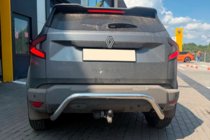 Dacia Duster 2024- гг. Задняя защита AK007 (нержавейка) фото 4
