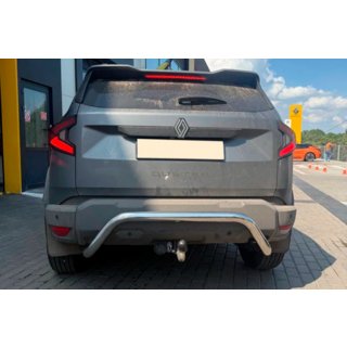 Задняя защита AK007 (нержавейка) Dacia Duster 2024- гг. фото 4