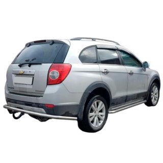Задняя Защита AK005 (Нержавейка) Chevrolet Captiva 2006-2019 гг. фото 1