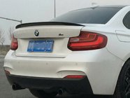 BMW 2 серия F22/F23 2014-2021 гг. Спойлер P-Style (для F22, Черный Глянец) фото 1